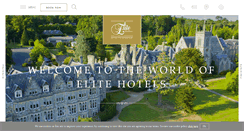 Desktop Screenshot of elitehotels.co.uk